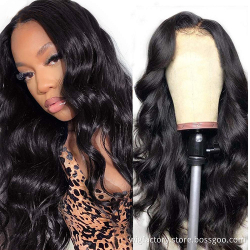 Wholesale cheap virign brazilian hair wig human hair 360 lace frontal, pre-plucked 360 lace frontal wig with baby hair